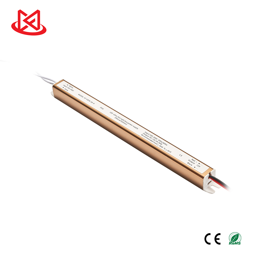 36W (CE&RoHS) Golden Shell Ultra-thin LED Driver