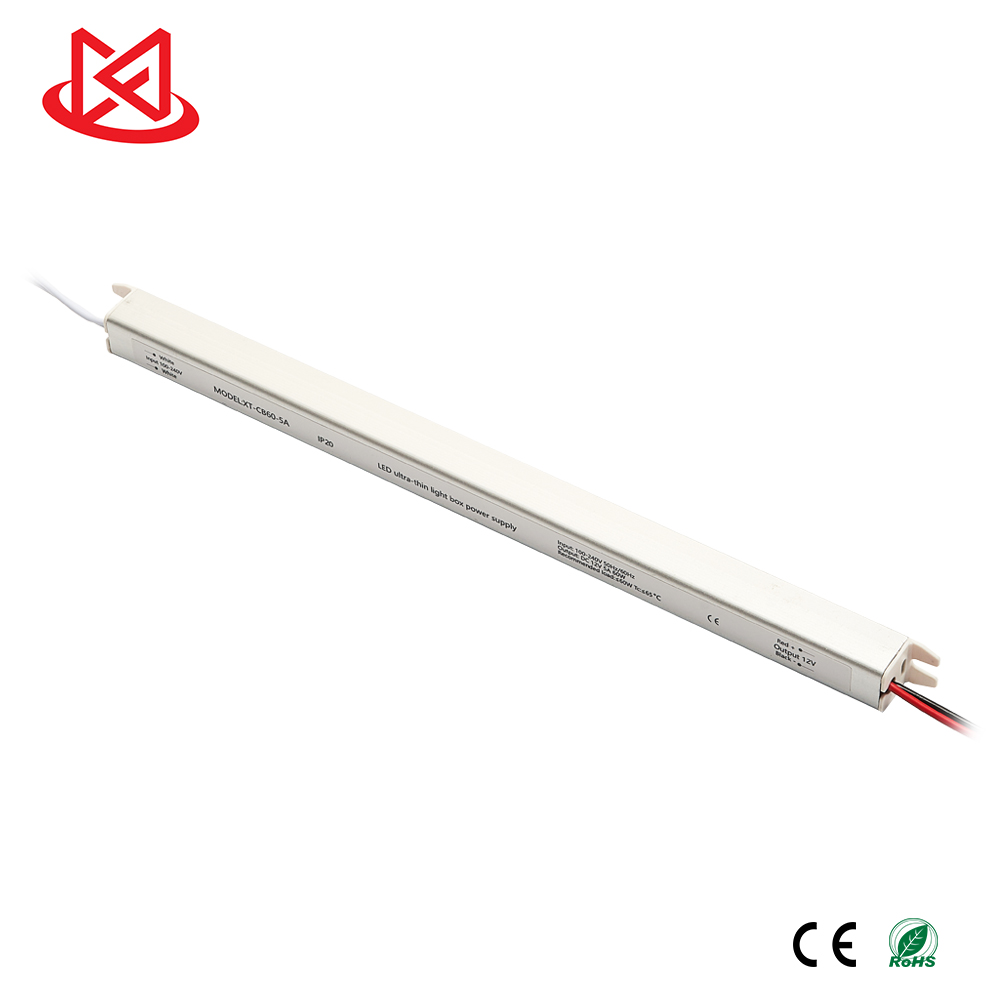 60W (CE&RoHS) Silver Shell Ultra-thin LED Driver