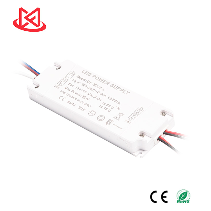36W (CE&RoHS)Plastic Built-in Relay LED Driver